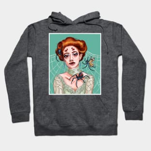 Edwardian Elegance with a Web of Secrets Hoodie